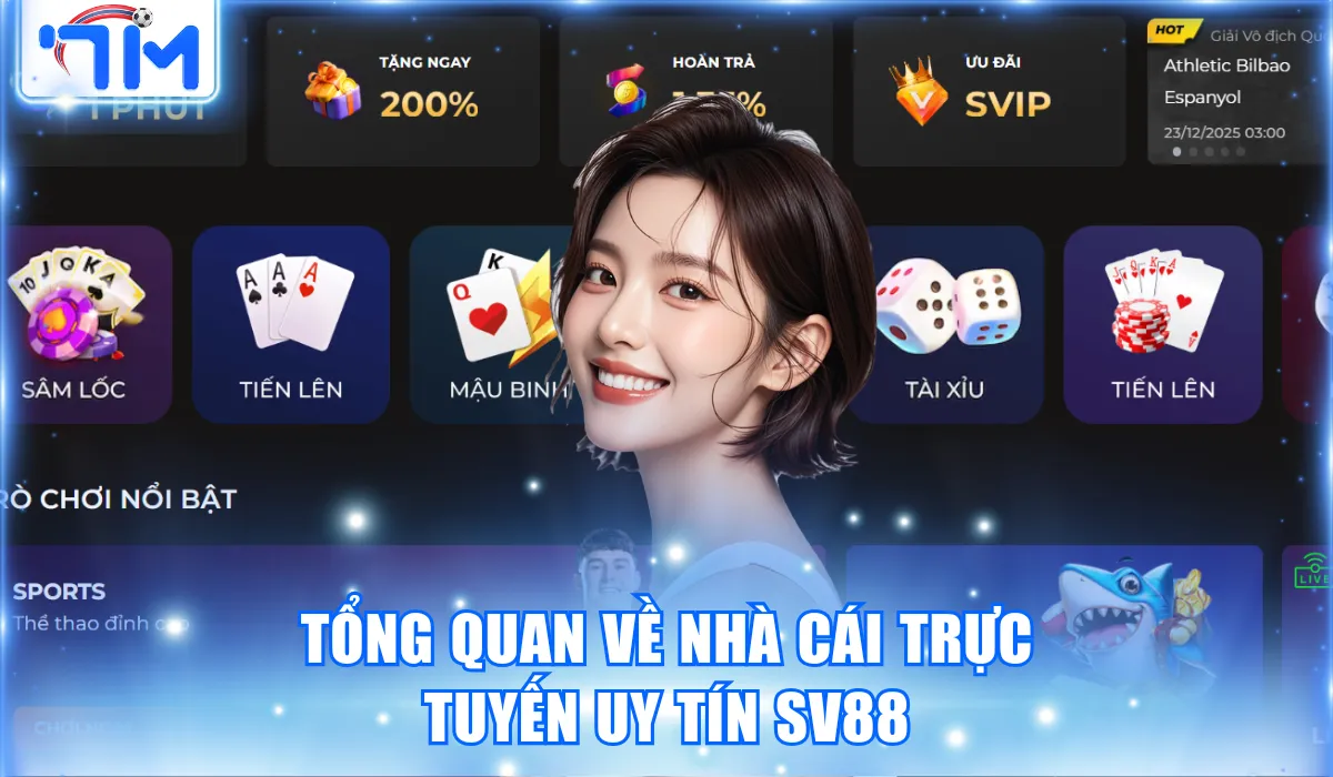 SV88 - 5 Chương Trình Ưu Đãi Tặng Thưởng Lớn Nhất Năm 2026 1 Tổng quan về nhà cái trực tuyến uy tín SV88