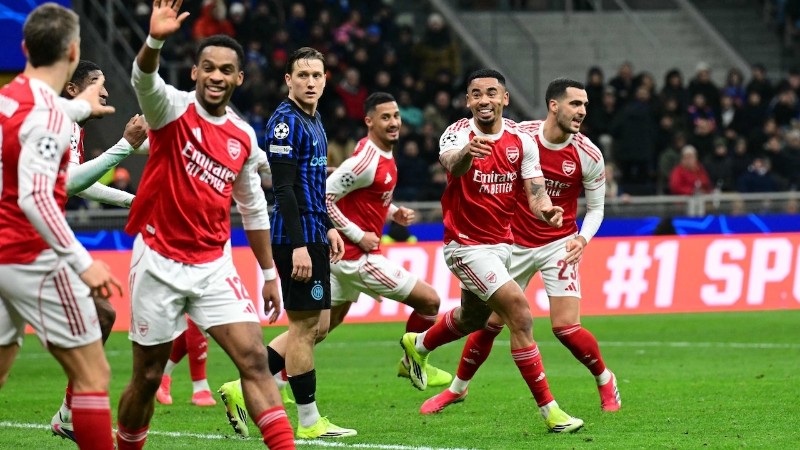 Arsenal thắng vang dội Inter Milan tại Champions League 1 Pháo thủ thắng Inter ngay trên đất Ý