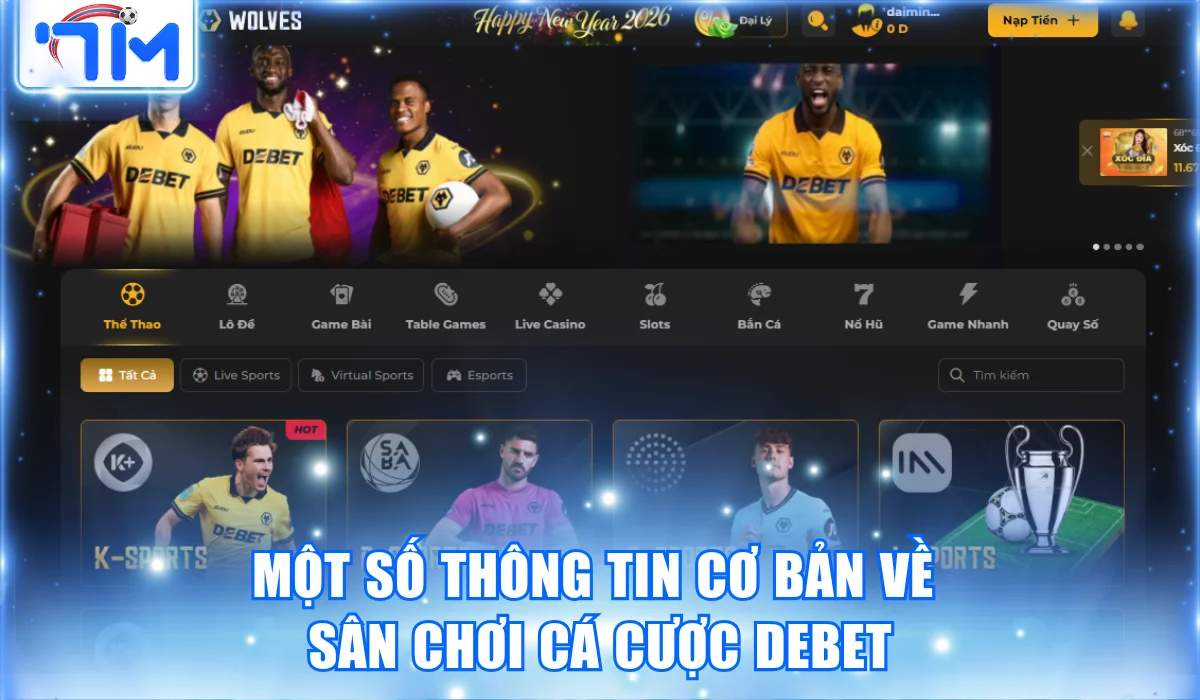 Debet | Nhà Cái Châu Âu Sôi Động, Kho Game Đặc Sắc 1 Một số thông tin cơ bản về sân chơi cá cược Debet