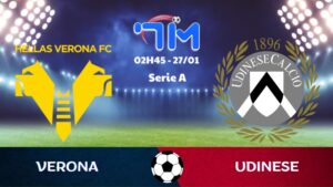 Soi kèo Verona vs Udinese hôm nay 27/01 | Vòng 22 Serie A 5 Soi kèo Verona vs Udinese